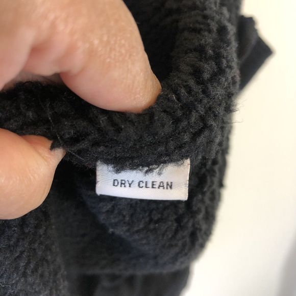 Real Clothes Petite Black Faux Suede Zip Up Jacket Sweater Stretch Petite XL - Picture 8 of 9